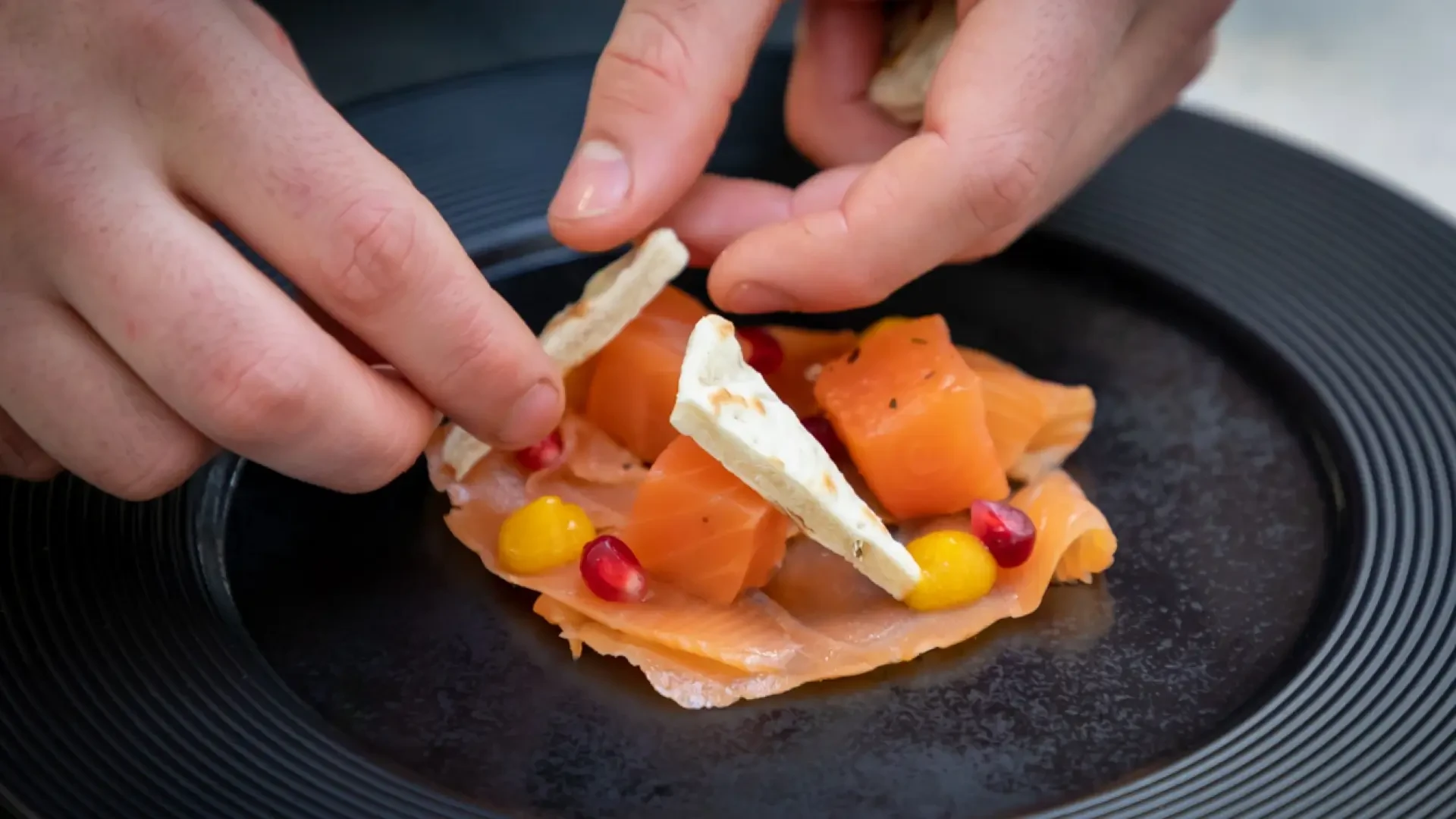 Plat gastronomique du restaurant Kara à Saint-Anne-d’Auray