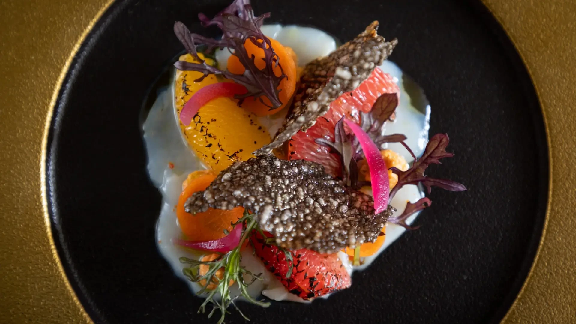 Plat gastronomique du restaurant Kara à Saint-Anne-d’Auray