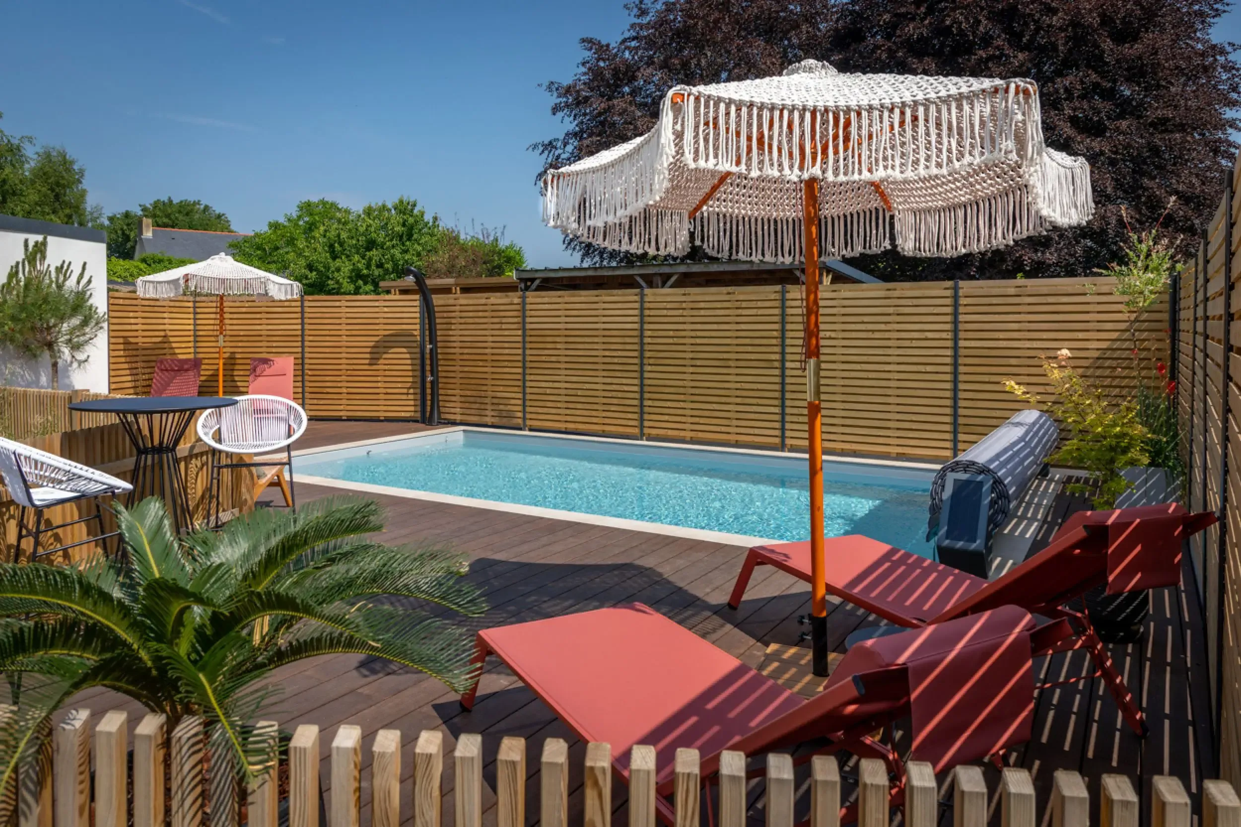 Piscine chauffée au Kara